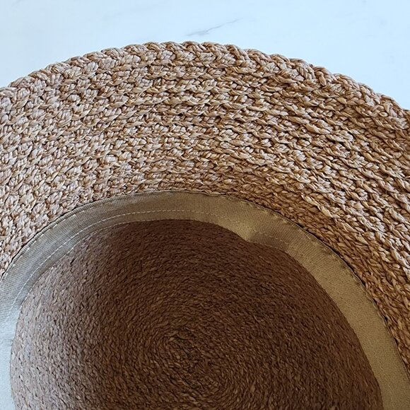 BNWT–Slightly Imperfect [ Helen Kaminski Nikki Raffia Crochet Hat🌿] (#210) - Picture 10 of 14